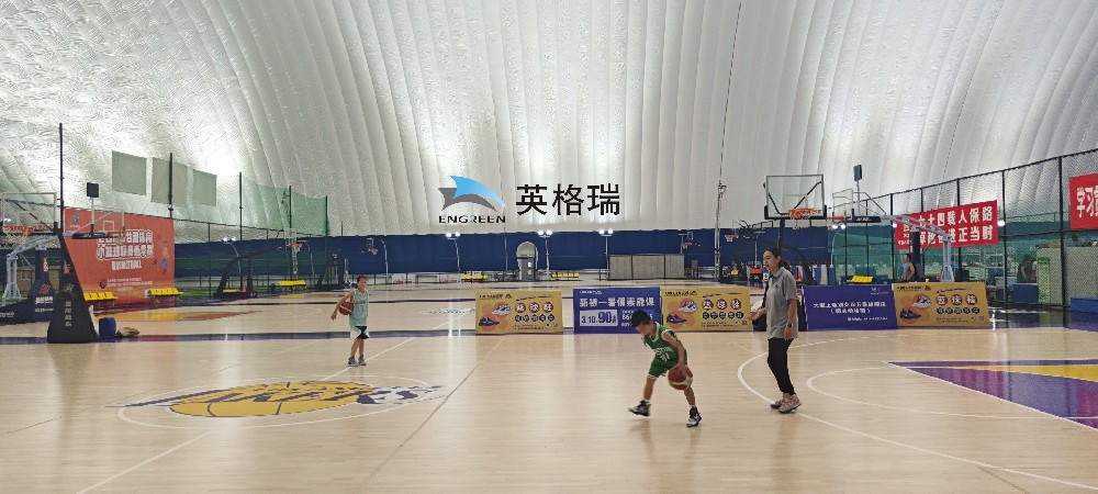 氣膜籃球館里的打球體驗，打造IP效應(yīng)
